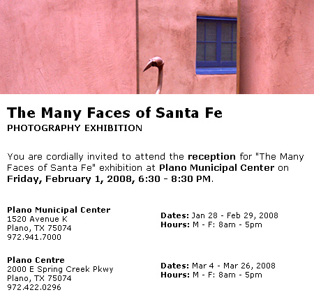 'The Many Faces of Santa Fe' Exhibition